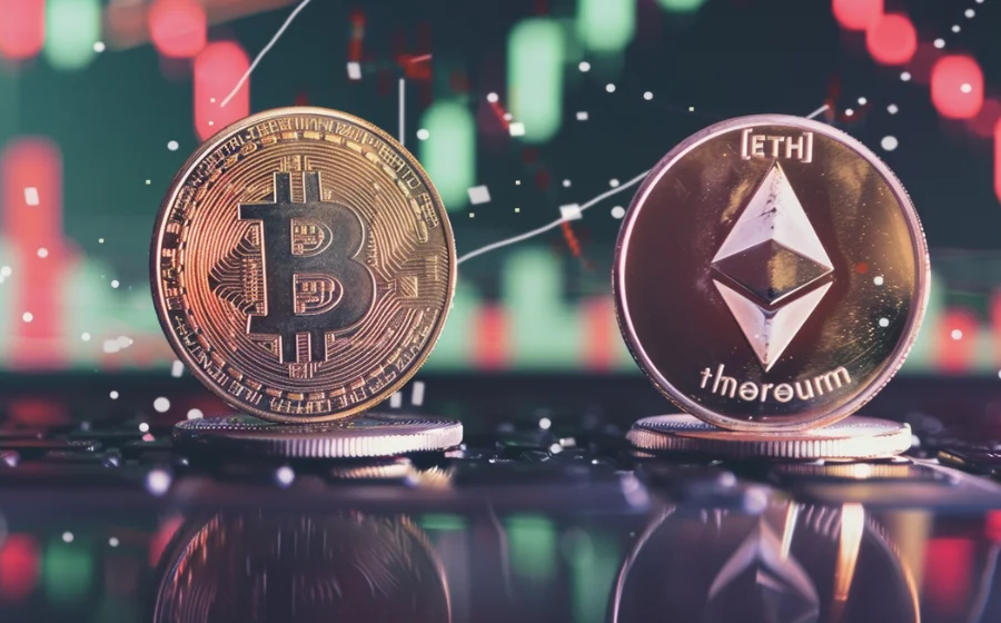 BITCOIN AND ETHER DECLINE AMID U.S. STAGFLATION CONCERNS