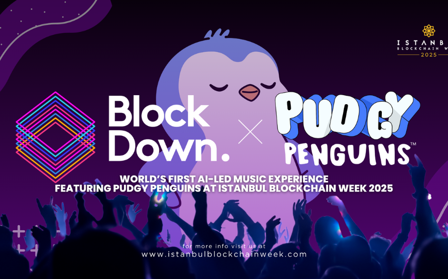 BlockDown Festival launches world’s first AI-led music experience, featuring Pudgy Penguins, at Istanbul Blockchain Week 2025